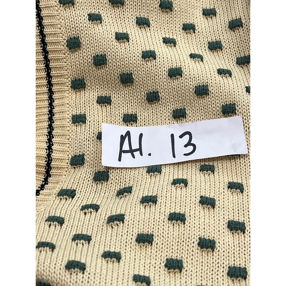 Jaime Sadock Sweater Jacket Medium Zip Up Convertible Vest Golf Lined Vtg NWT - Picture 14 of 14